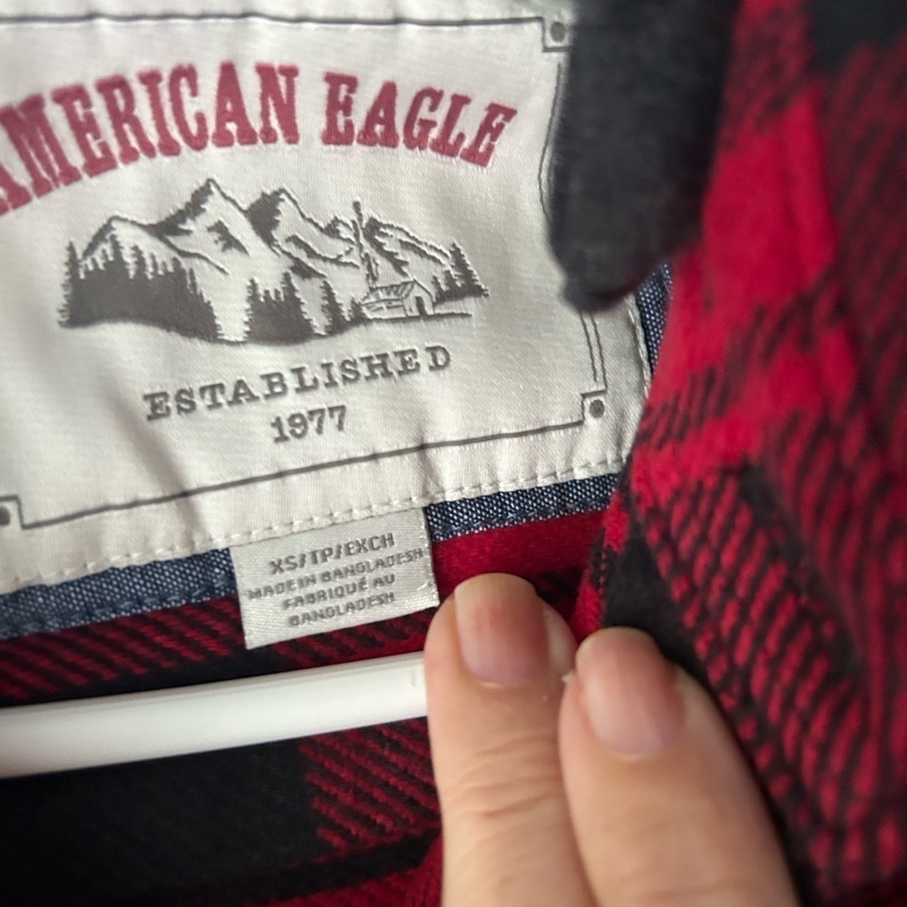 NWT American Eagle XS Men’s hooded jacket - Picture 3 of 5